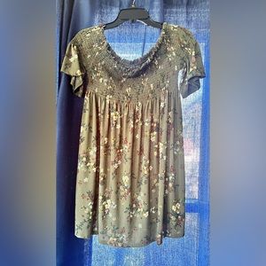 Xhilaration Target Brand Floral Ruffle Sun Dress Size XL